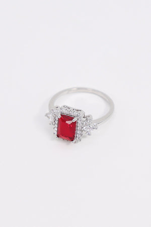 Ruby Closed Ring Size 7