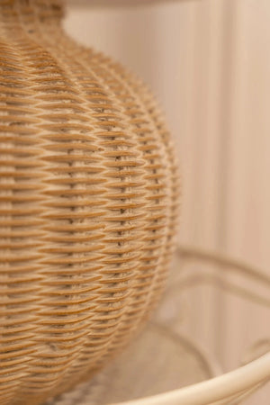 Carraig Donn Rustic Rattan Lamp