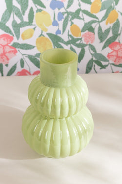 Carraig Donn Sage Glass Vase