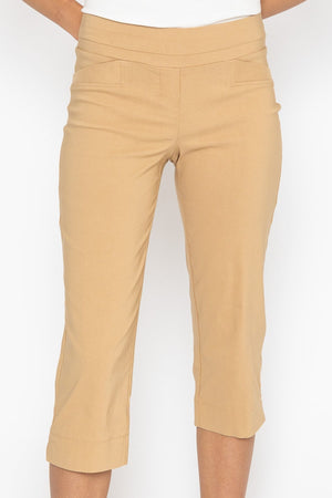 Carraig Donn Sand Bengaline Crop Trousers