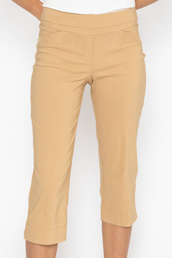 Carraig Donn Sand Bengaline Crop Trousers