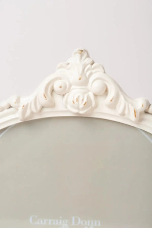 Carraig Donn Sarah Beaded White Triple Photo Frame