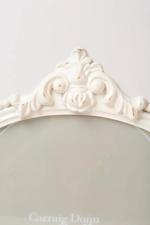 Carraig Donn Sarah Beaded White Triple Photo Frame