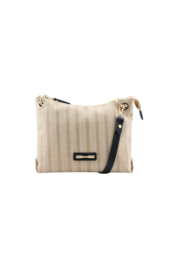 Carraig Donn Saturn Black Trim Crossbody Bag