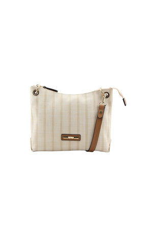 Carraig Donn Saturn Brown Trim Crossbody Bag