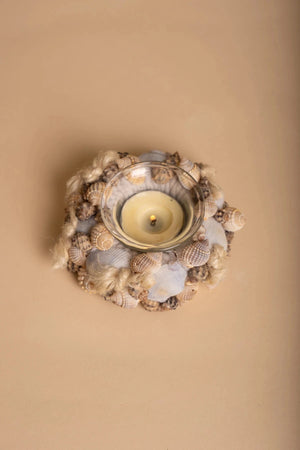 Carraig Donn Seashell Tea Light Holder