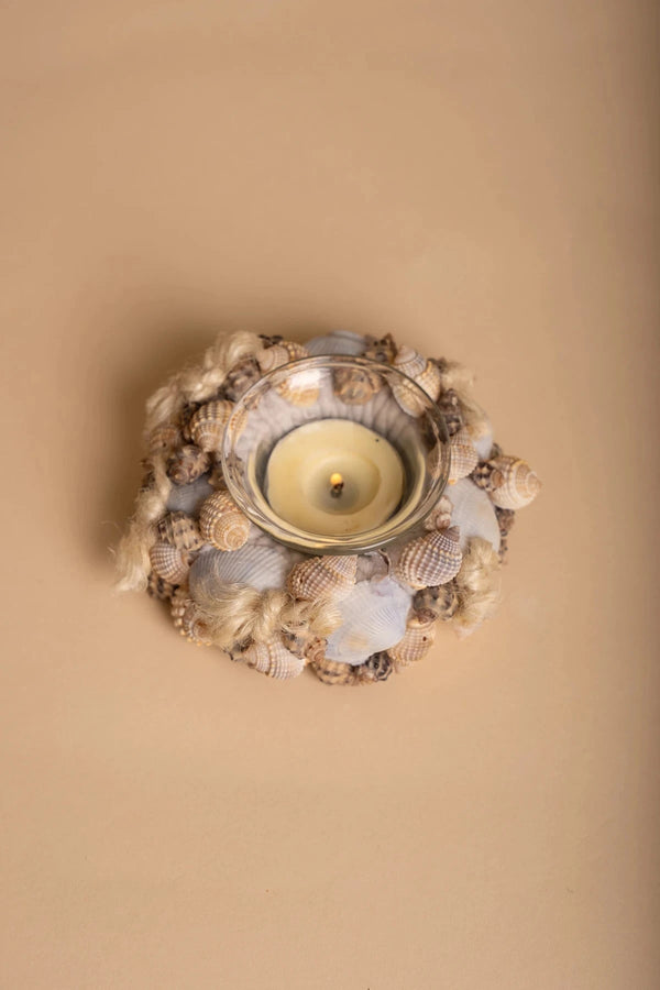 Carraig Donn Seashell Tea Light Holder