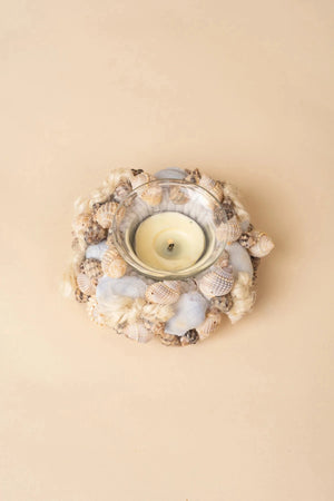 Carraig Donn Seashell Tea Light Holder