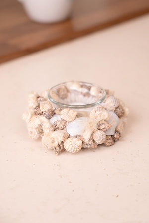 Carraig Donn Seashell Tea Light Holder