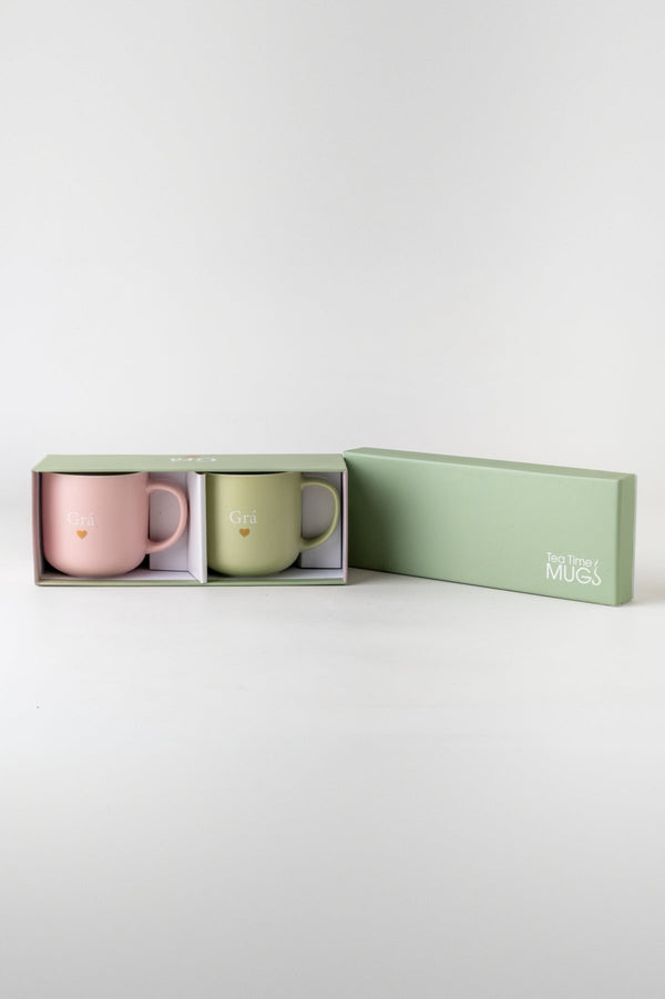 Carraig Donn Set Of 2 Gra Mugs