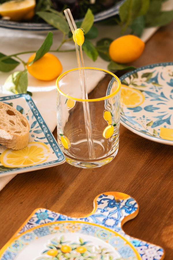 Carraig Donn Set Of 2 Lemon Tumbler Glasses
