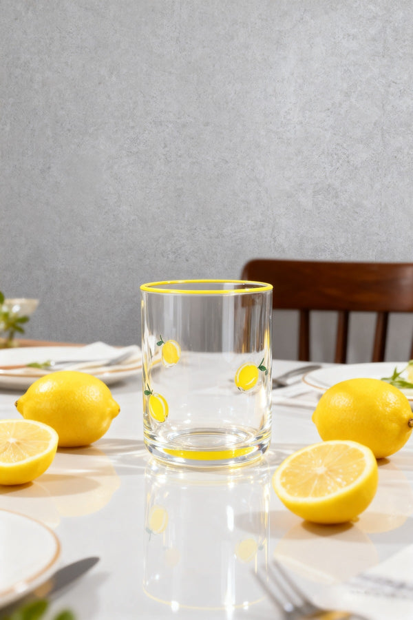 Carraig Donn Set Of 2 Lemon Tumbler Glasses