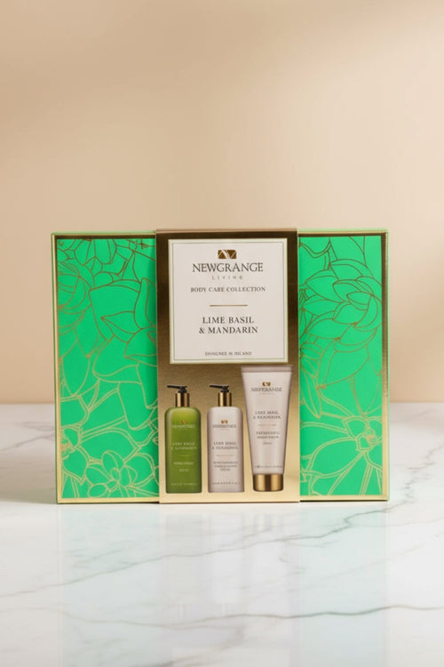 Set Of 3 Lime Basil & Mandarin Luxury Body Care
