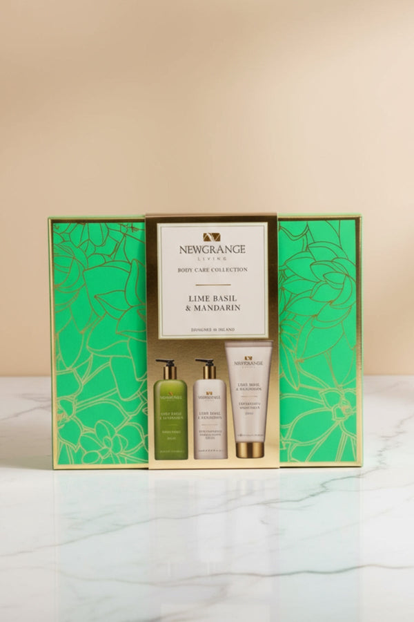 Carraig Donn Set Of 3 Lime Basil & Mandarin Luxury Body Care