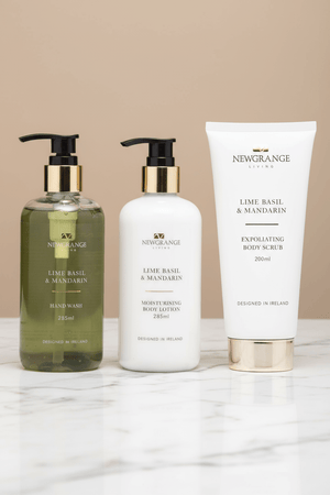 Carraig Donn Set Of 3 Lime Basil & Mandarin Luxury Body Care