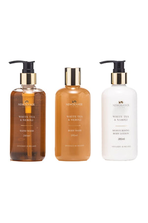 Carraig Donn Set Of 3 White Tea & Neroli Luxury Body Care