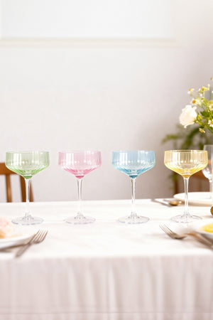 Carraig Donn Set of 4 Bloom Champagne Saucers