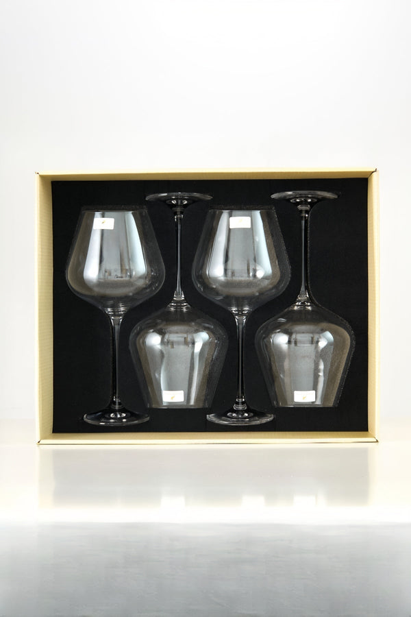 Carraig Donn Set of 4 Cellar Collection Burgundy Wine Glasses