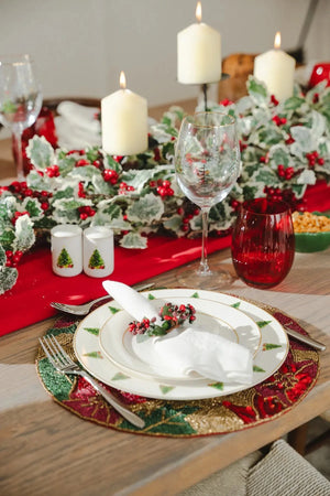 Carraig Donn Set Of 4 Christmas Tree Salad Plate