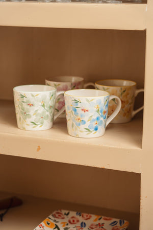 Carraig Donn Set Of 4 Floral Mugs