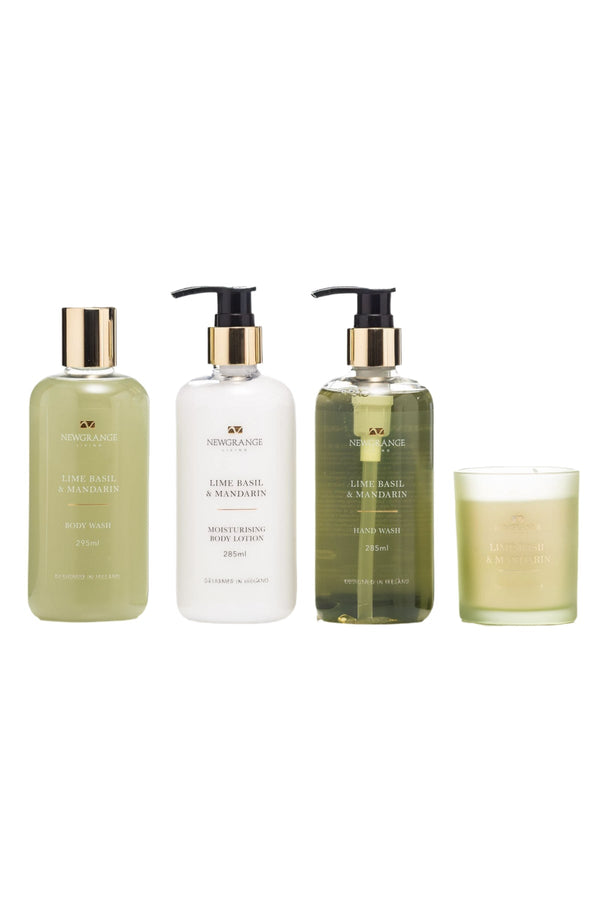 Carraig Donn Set Of 4 Lime Basil & Mandarin Luxury Body Care