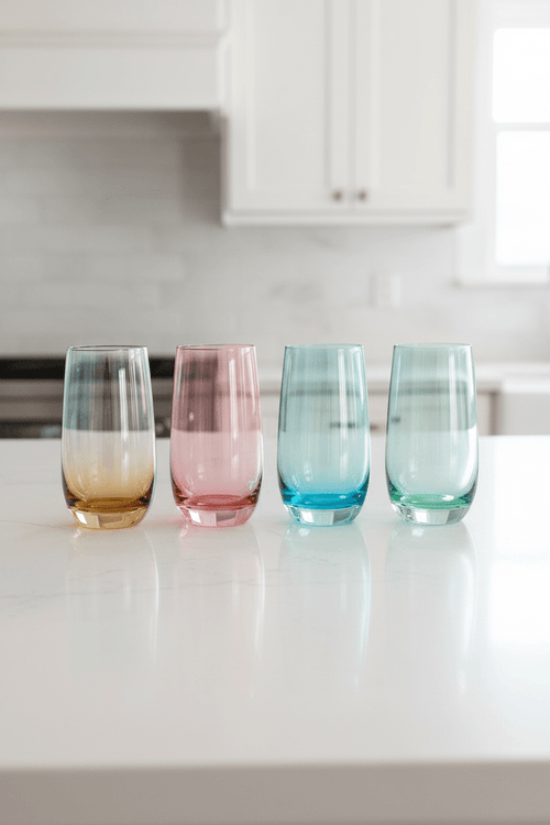 Set of 4 Lustre Hiball Glasses