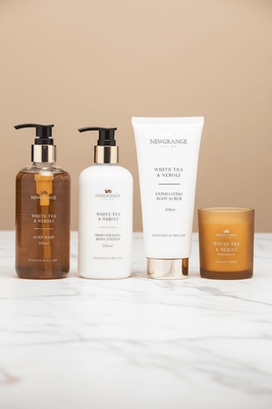 Carraig Donn Set Of 4 White Tea & Neroli Luxury Body Care