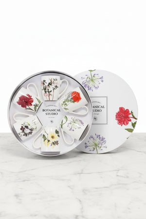Carraig Donn Set of 6 Botanical Mugs