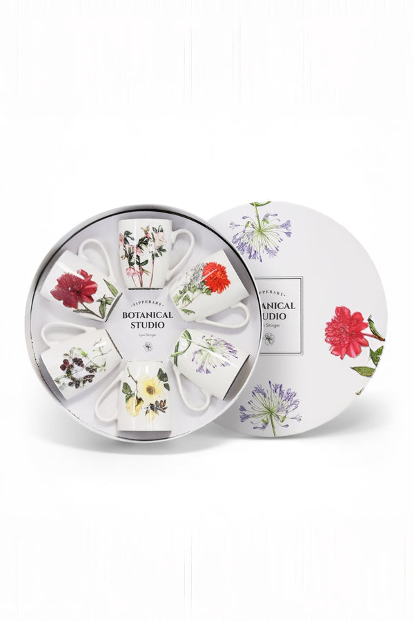 Carraig Donn Set of 6 Botanical Mugs
