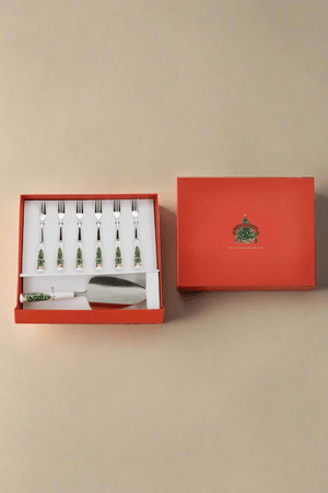 Carraig Donn Set of 6 Christmas Tree Forks with Trowel