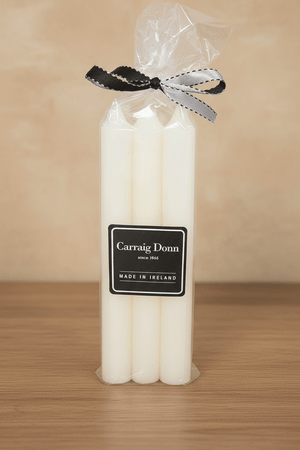 Carraig Donn Set of 6 Ivory Dinner Candles