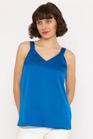 Silky Cami Top in Blue