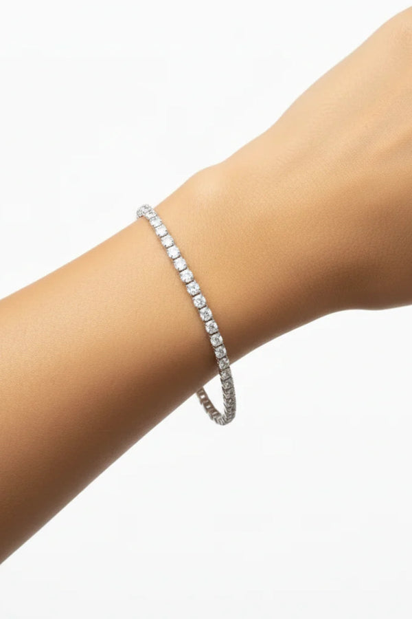 Carraig Donn Silver 4mm Tennis Bracelet
