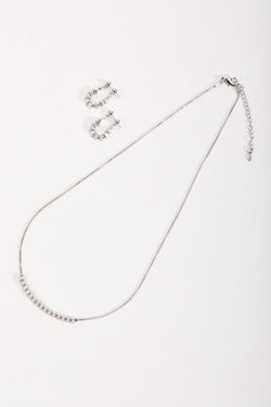 Carraig Donn Silver Beaded Necklace