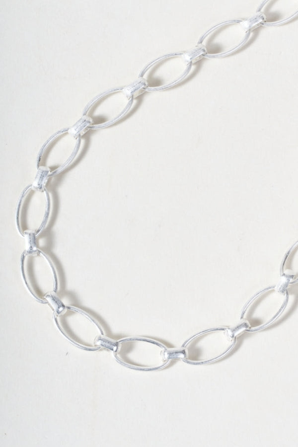 Carraig Donn Silver Chunky Link Necklace