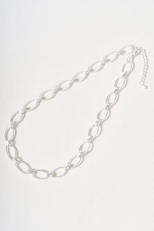 Carraig Donn Silver Chunky Link Necklace