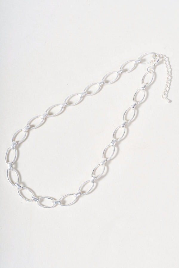 Carraig Donn Silver Chunky Link Necklace