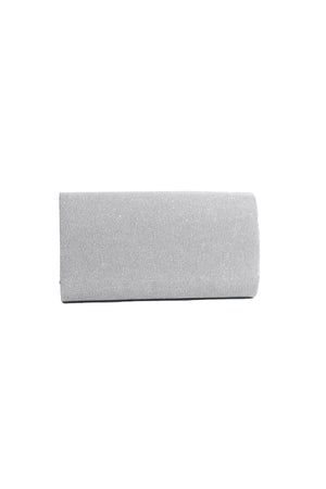 Carraig Donn Silver Envelope Clutch Bag