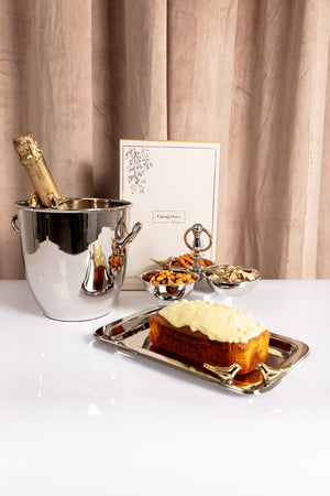 Carraig Donn Silver Love Birds Platter