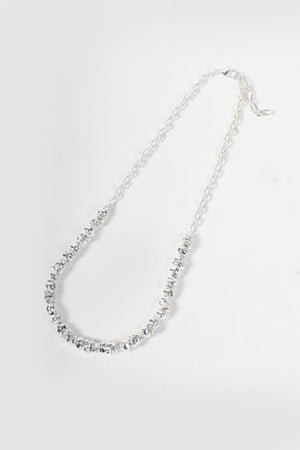 Carraig Donn Silver Metal Bead Necklace