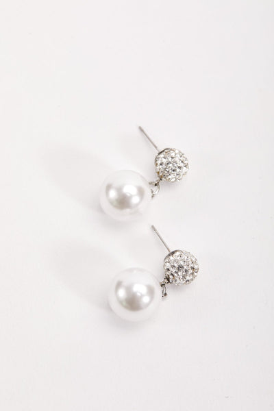 Carraig Donn Silver Pearl Earrings