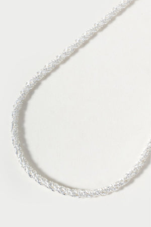 Carraig Donn Silver Rope Chain Necklace