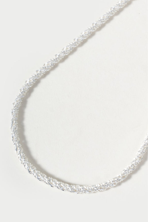 Carraig Donn Silver Rope Chain Necklace