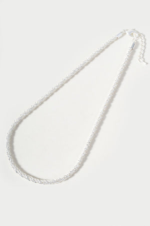 Carraig Donn Silver Rope Chain Necklace