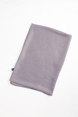 Carraig Donn Silver Silk Touch Embossed Scarf