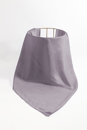 Carraig Donn Silver Silk Touch Embossed Scarf