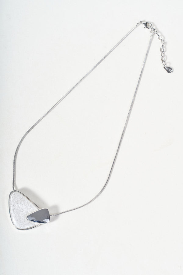 Carraig Donn Silver Stone Detail Necklace