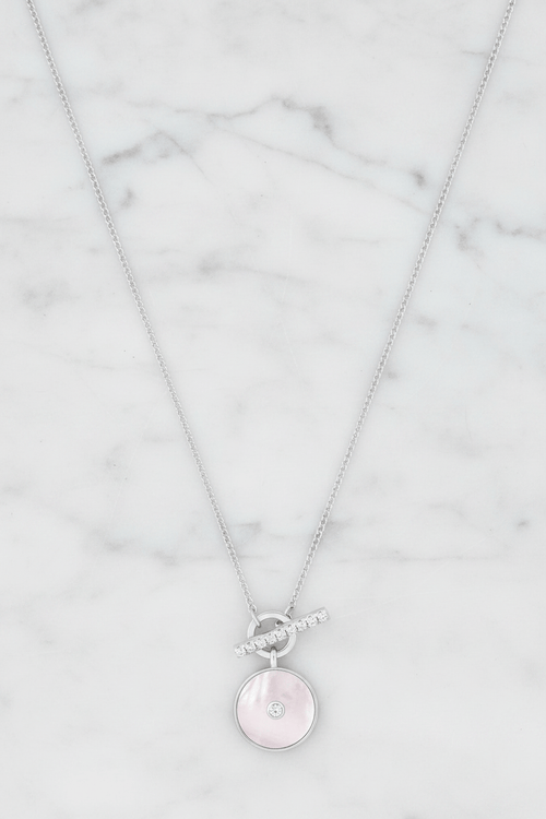 Silver T Bar Pendant