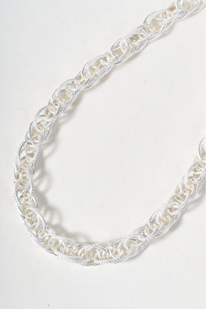 Carraig Donn Silver Twist Chain Necklace