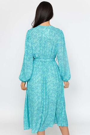 Carraig Donn Sinead Midi Dress in Aqua